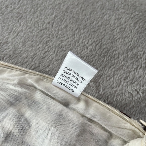 LE LIS Texture Geometric Fringe Mini Skirt Womens M Multicolor Boho Festival - Picture 4 of 10